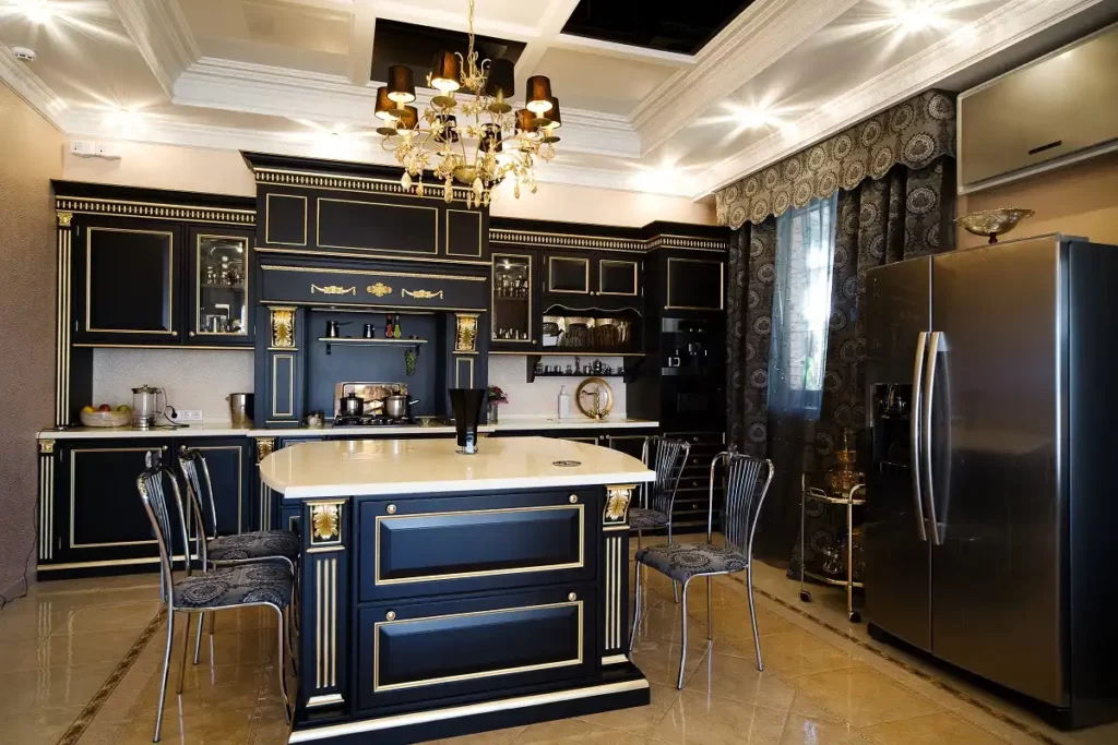 High-Gloss Glamour kitchen cabinet